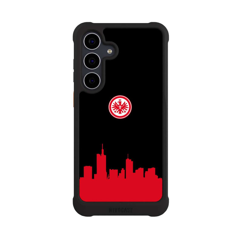Galaxy S25 FE NIVOmax Eintracht Frankfurt Skyline Rot