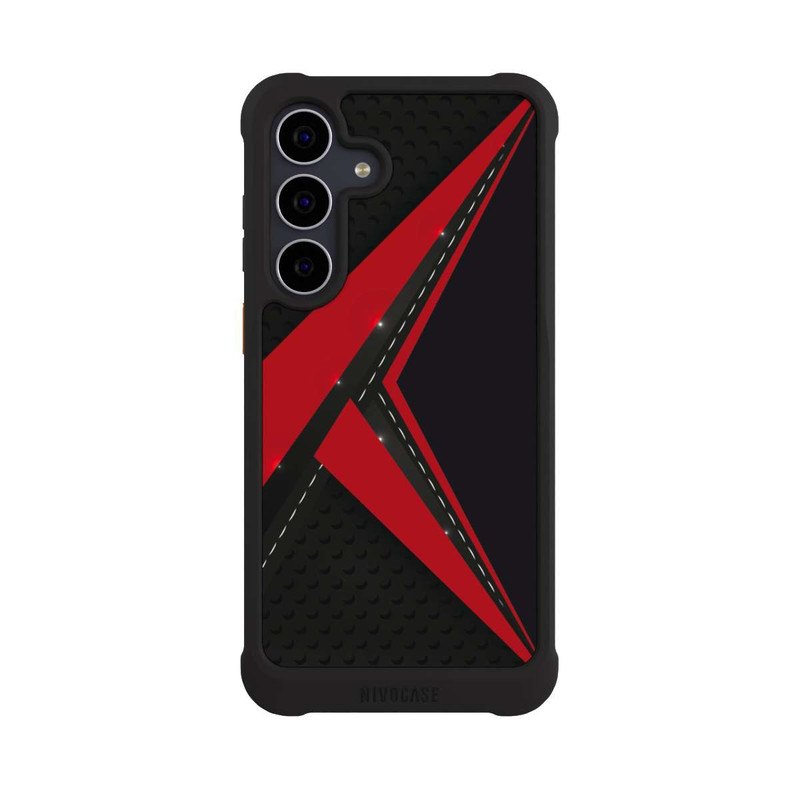 Galaxy S25 FE NIVOmax Carbon for Men - Red
