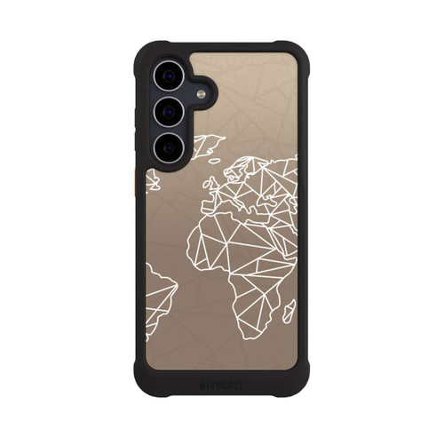 Samsung Galaxy S25 FE NIVOmax Worldmap Polygon