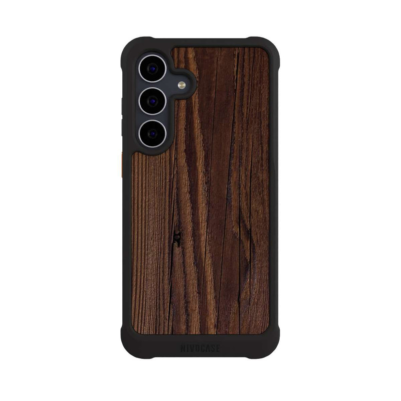 Galaxy S25 FE NIVOmax Maserung Holzlook