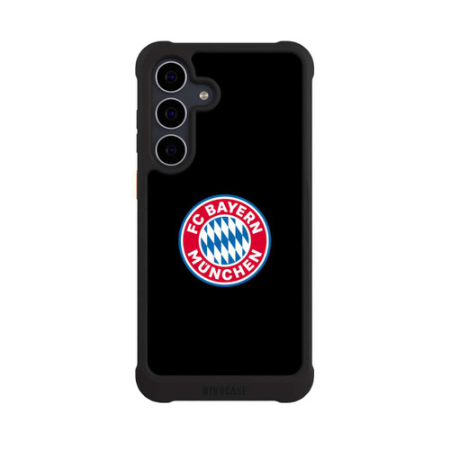 Samsung Galaxy S25 FE NIVOmax FCB Logo auf Schwarz