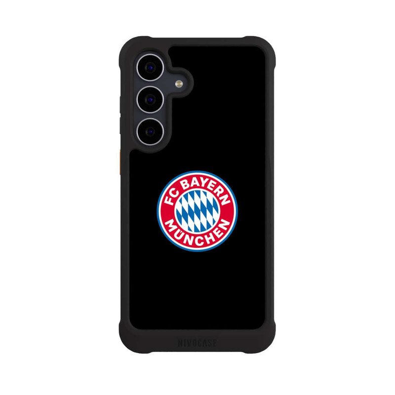 Galaxy S25 FE NIVOmax FCB Logo auf Schwarz