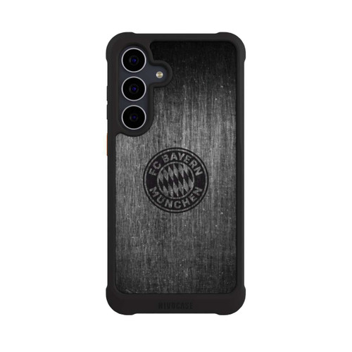 Samsung Galaxy S25 FE NIVOmax Metalllook FCB Logo einfarbig