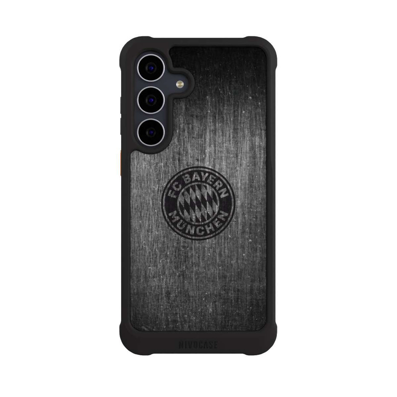 Galaxy S25 FE NIVOmax Metalllook FCB Logo einfarbig