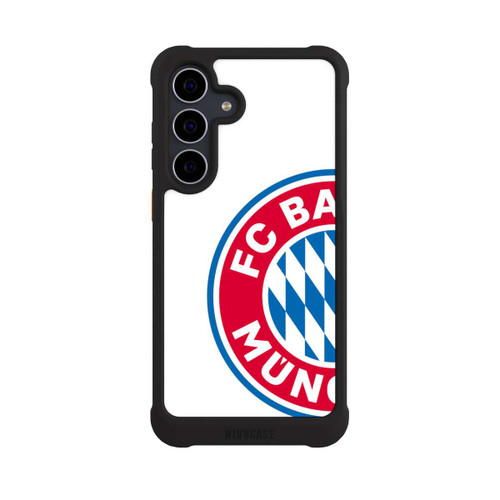 Samsung Galaxy S25 FE NIVOmax Großes FCB Logo Weiß