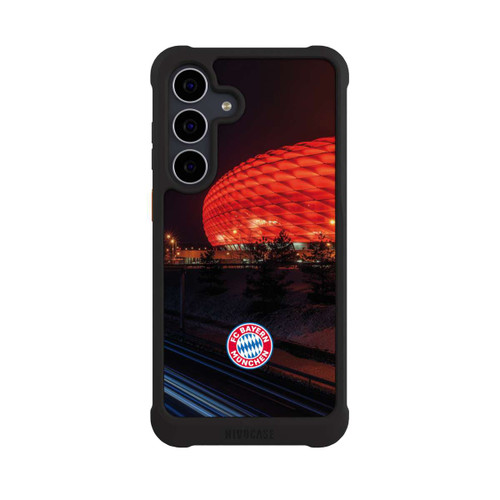 Samsung Galaxy S25 FE NIVOmax Allianz Arena bei Nacht FCB