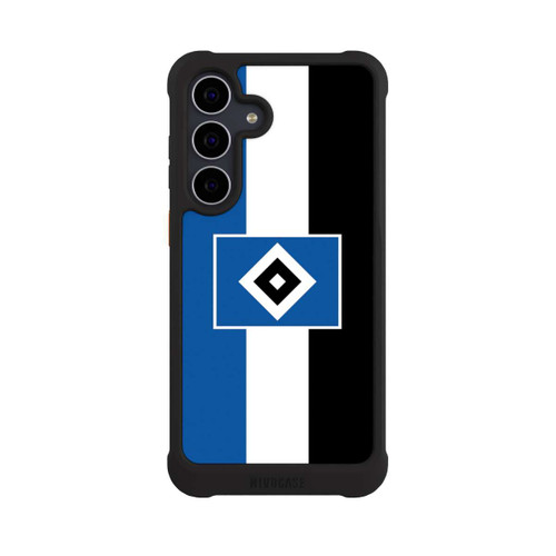Samsung Galaxy S25 FE NIVOmax HSV Streifen - Blau-Weiß-Schwarz