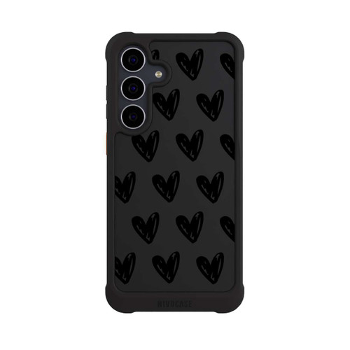 Samsung Galaxy S25 FE NIVOmax Herzen Schwarz ohne Hintergrund