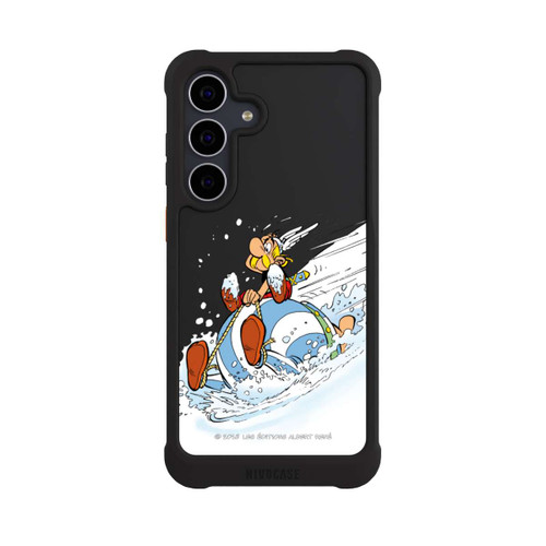 Samsung Galaxy S25 FE NIVOmax Astérix &amp; Obélix Luge Transparent