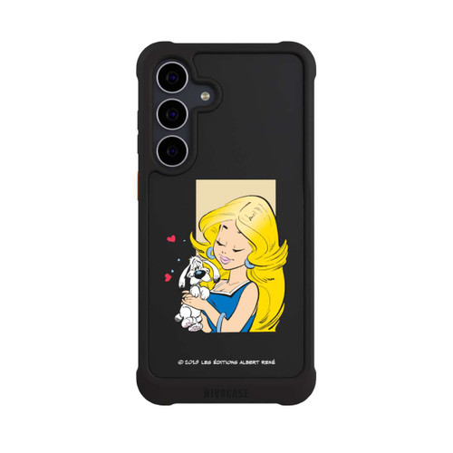 Samsung Galaxy S25 FE NIVOmax Falbala et Idéfix Amoureux Transparent