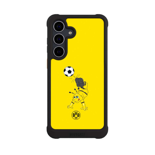 Samsung Galaxy S25 FE NIVOmax Emma mit Fussball - BVB
