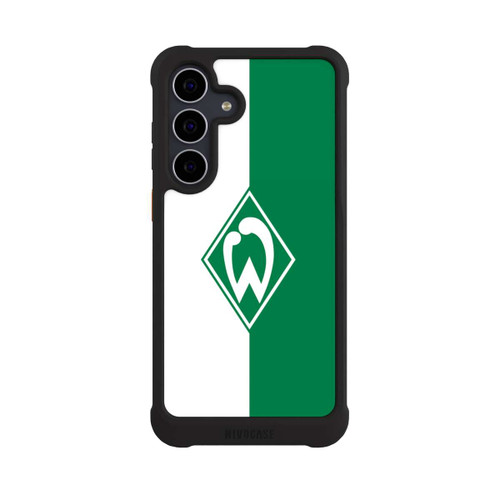 Samsung Galaxy S25 FE NIVOmax Weiß-Grün - Werder Bremen