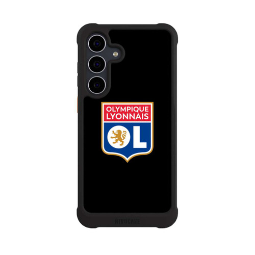 Samsung Galaxy S25 FE NIVOmax Olympique Lyonnais Schwarz