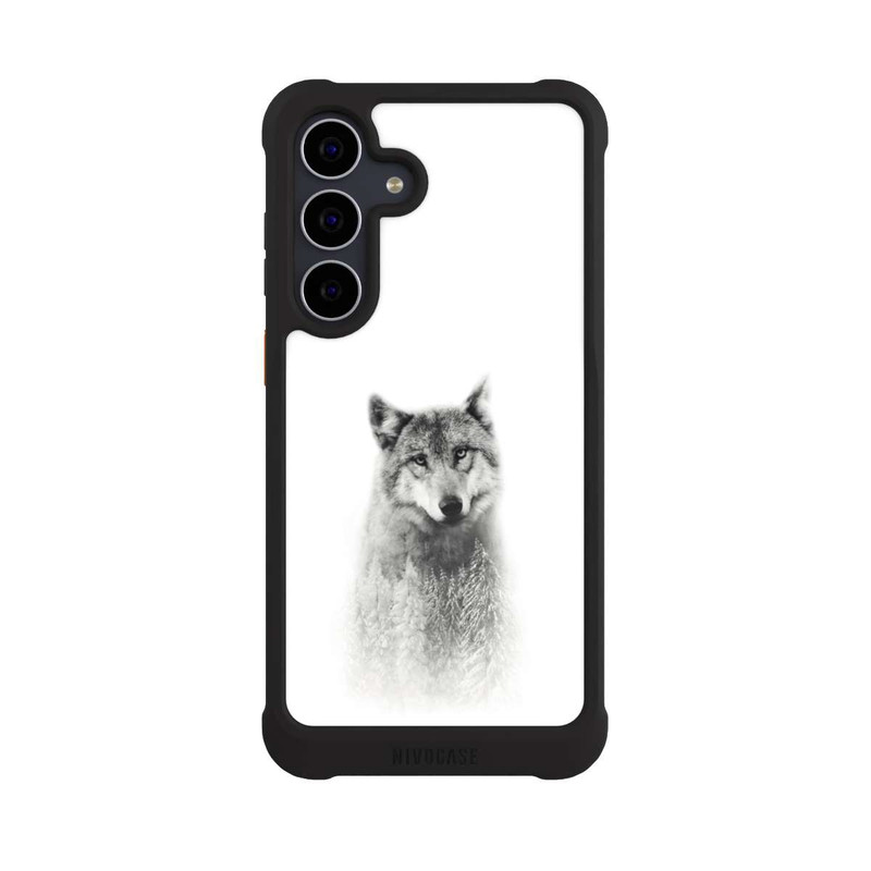 Galaxy S25 FE NIVOmax Le loup et la forêt