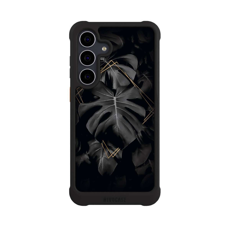 Galaxy S25 FE NIVOmax Schwarze Blätter