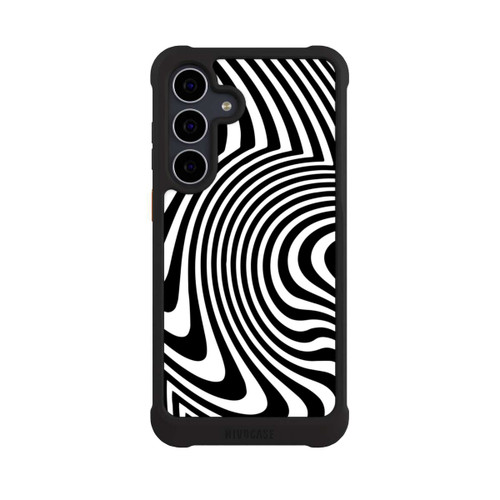Samsung Galaxy S25 FE NIVOmax schwarz-weiße Wellen