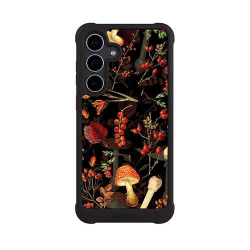 Samsung Galaxy S25 FE NIVOmax Mushroom Pattern Black