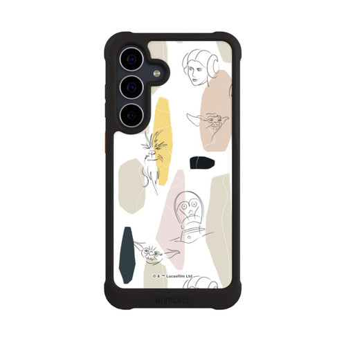 Samsung Galaxy S25 FE NIVOmax Helle Seite Line Art