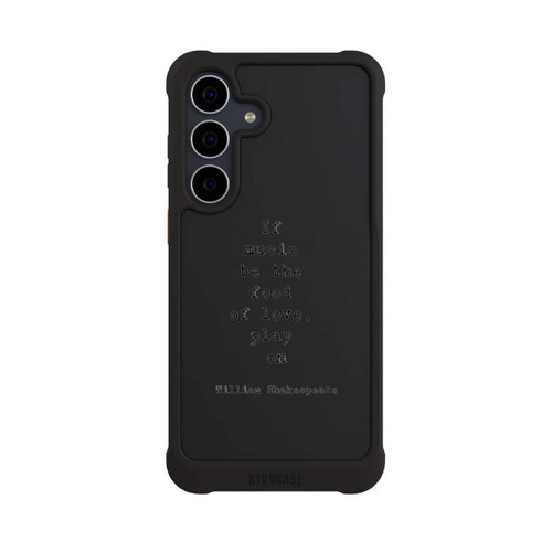 Samsung Galaxy S25 FE NIVOmax Shakespeare Music Food Transparent