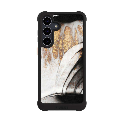 Samsung Galaxy S25 FE NIVOmax Veines noires et dorées