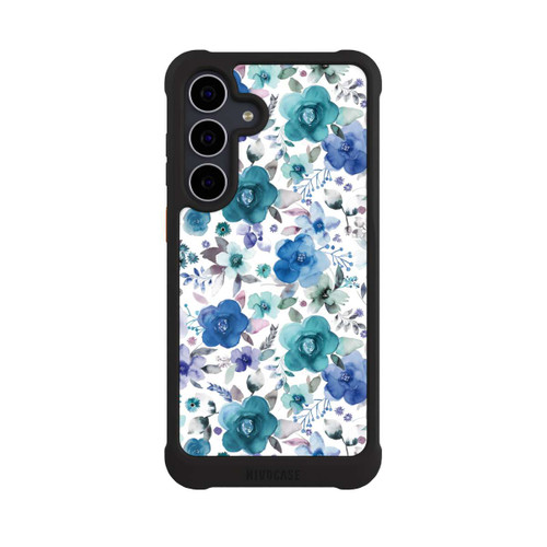 Samsung Galaxy S25 FE NIVOmax Winterblumensträuße Blau
