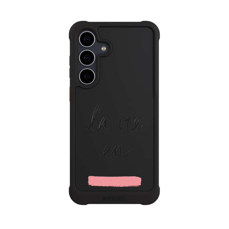 Galaxy S25 FE NIVOmax La vie en Rosa Transparent