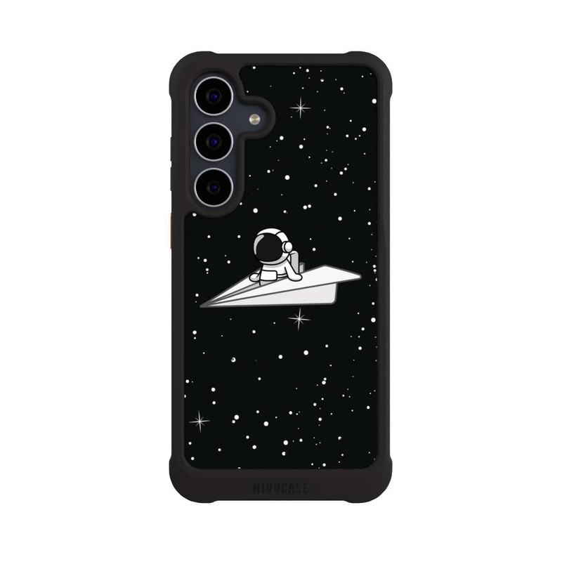 Galaxy S25 FE NIVOmax Astronaut Paper Plane Comic