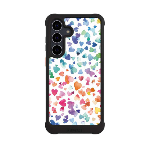 Samsung Galaxy S25 FE NIVOmax Liebesherzen aquarell