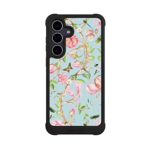 Samsung Galaxy S25 FE NIVOmax Vintage Botanic Flowers Blue