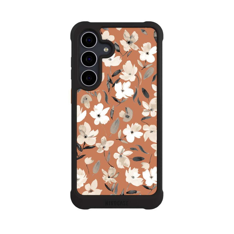 Galaxy S25 FE NIVOmax Fresh Fall Flowers Copper
