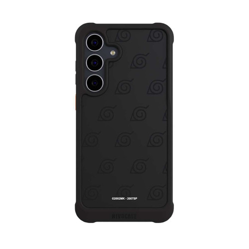 Samsung Galaxy S25 FE NIVOmax Black Konoha Pattern Transparant