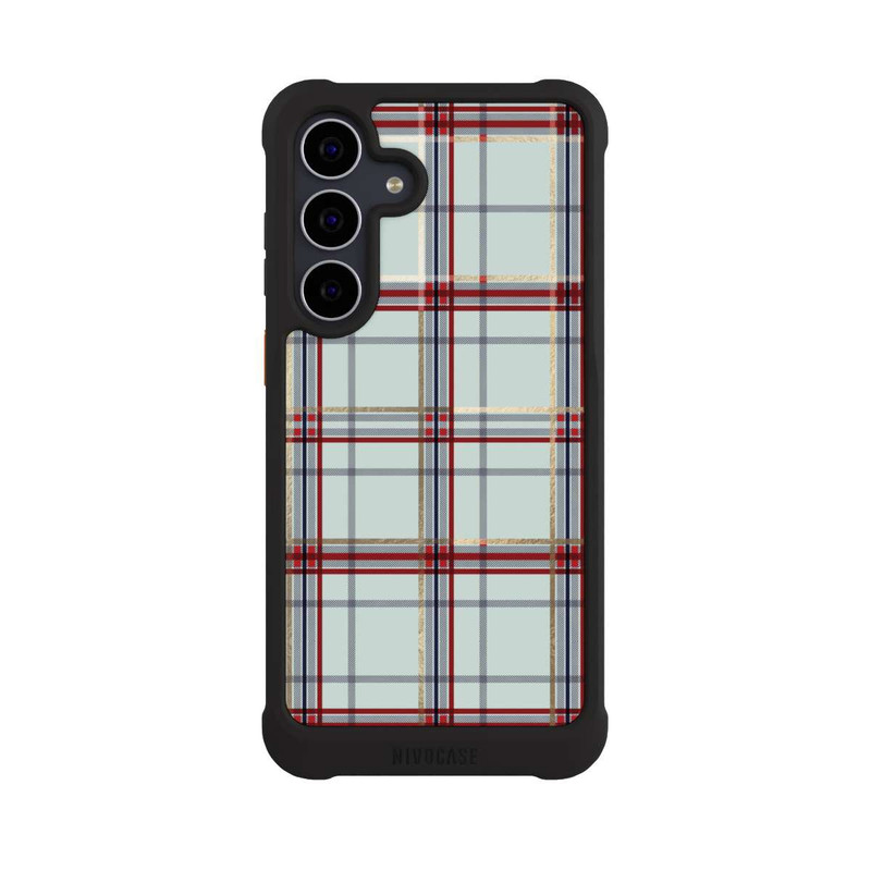 Galaxy S25 FE NIVOmax Tartan Blue