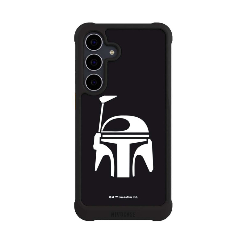 Galaxy S25 FE NIVOmax Boba Fett Helm Schwarz