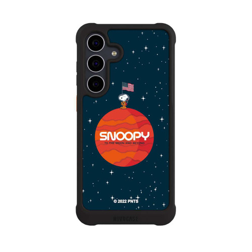 Samsung Galaxy S25 FE NIVOmax Snoopy Weltraumreisender Orange