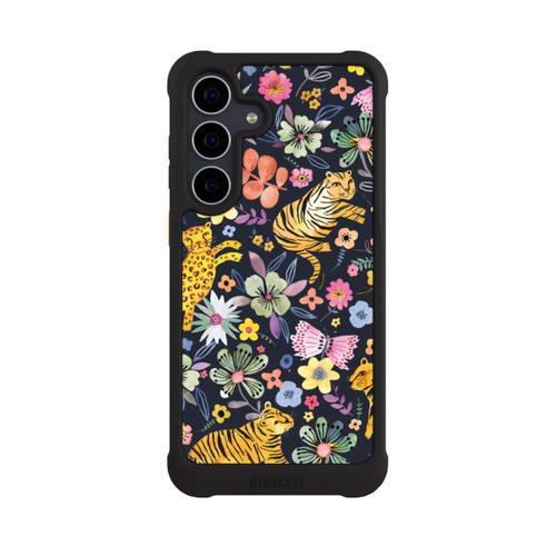 Samsung Galaxy S25 FE NIVOmax Spring Tigers Flowers Black