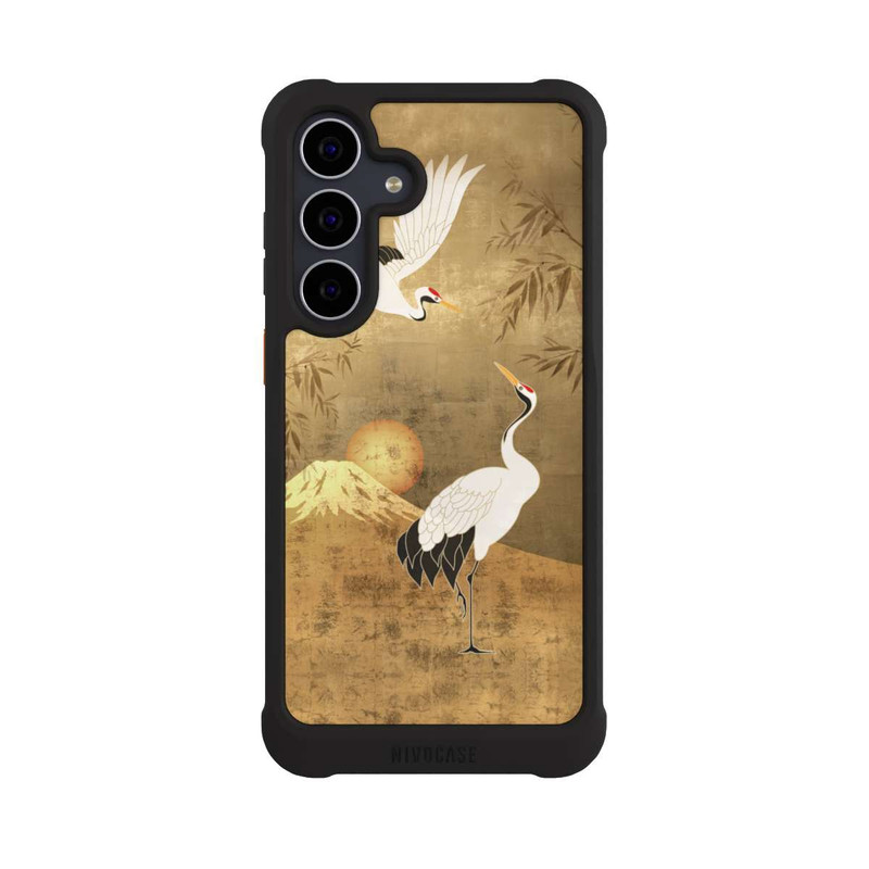 Galaxy S25 FE NIVOmax Kraniche Gold Japan 1