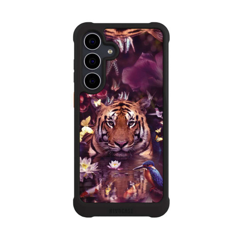 Samsung Galaxy S25 FE NIVOmax Tiger Blumenrahmen