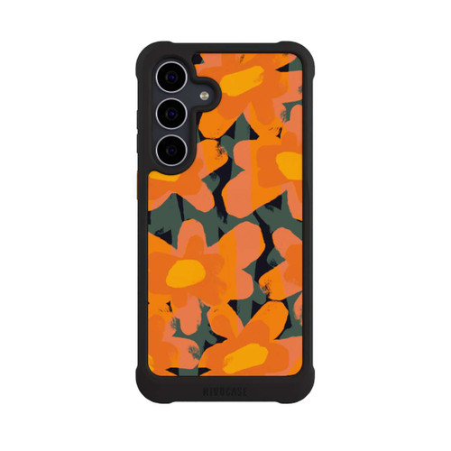 Samsung Galaxy S25 FE NIVOmax Blumenwiese Orange
