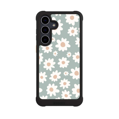 Samsung Galaxy S25 FE NIVOmax Gänseblümchen Muster grün