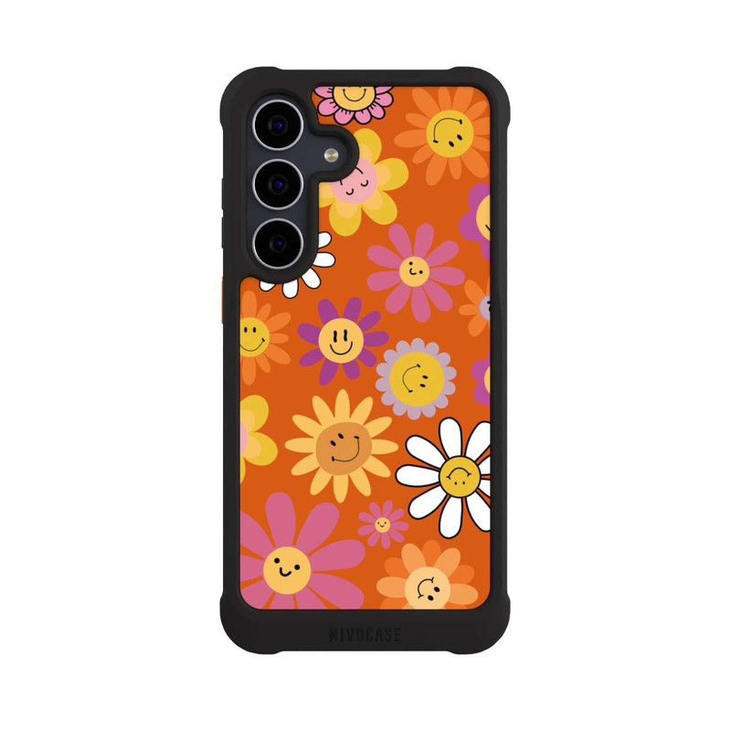 Galaxy S25 FE NIVOmax Smiles Orange Flowers