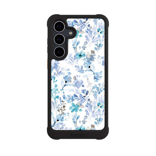 Samsung Galaxy S25 FE NIVOmax Frühlingsunkraut blau