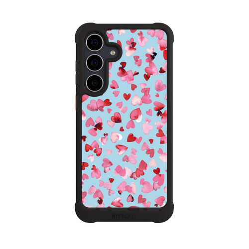 Samsung Galaxy S25 FE NIVOmax Valentinstagsherzen in rosa blau