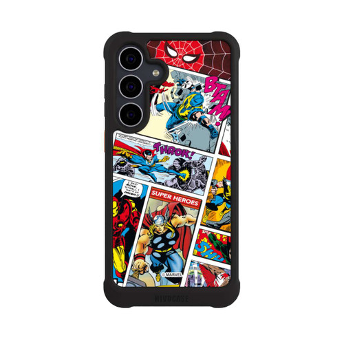 Samsung Galaxy S25 FE NIVOmax Marvel Retro Comic Blue