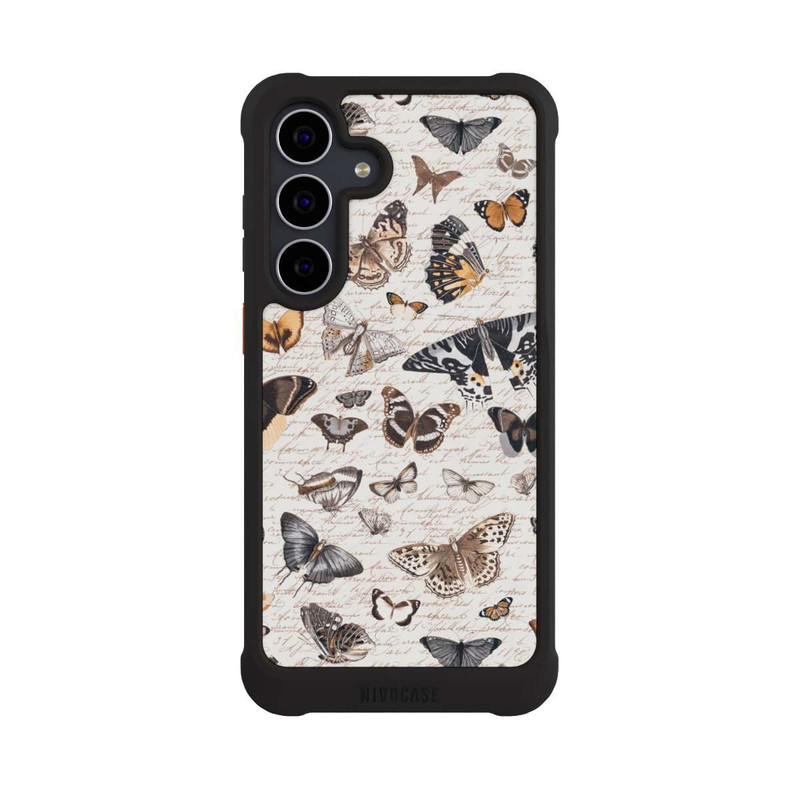 Galaxy S25 FE NIVOmax Schmetterling Muster Boho