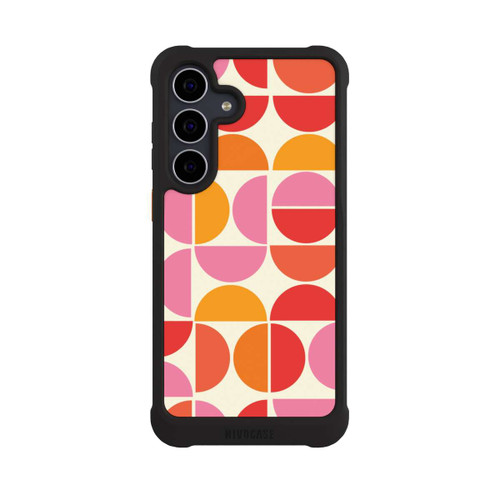 Samsung Galaxy S25 FE NIVOmax Retro Trend Pattern Orange