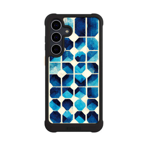 Samsung Galaxy S25 FE NIVOmax Blaues Muster