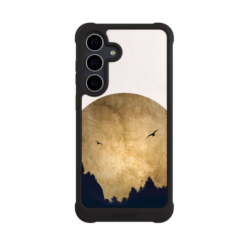 Samsung Galaxy S25 FE NIVOmax Zwei Vögel vor Mond