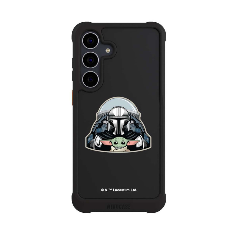 Galaxy S25 FE NIVOmax Mando und Grogu Transparent