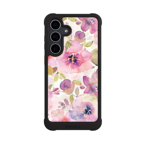 Samsung Galaxy S25 FE NIVOmax Tapete mit rosa Blumen