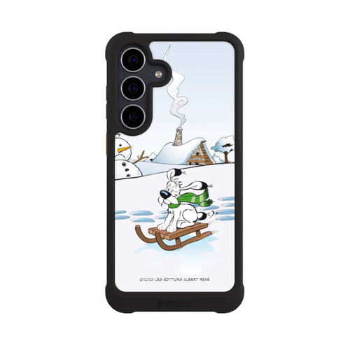 Samsung Galaxy S25 FE NIVOmax Idéfix fait du traîneau
